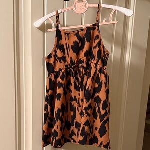 SHEIN Animal Print Sleeveless Top